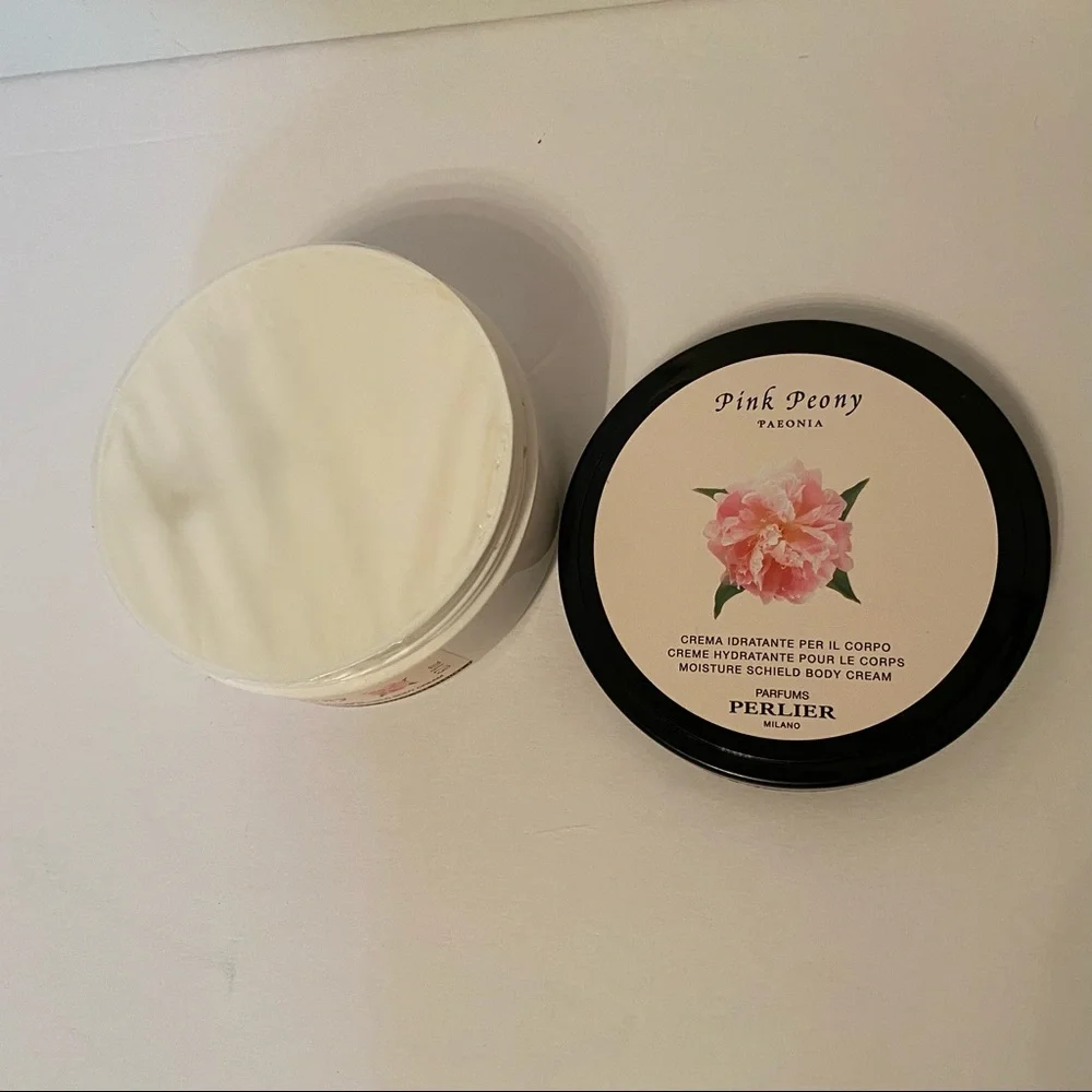NEW PERLIER PINK PEONY MOISTURE SCHIELD BODY CREAM SEALED NWT 6.7 fl oz BEAUTY